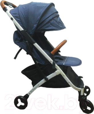 Детская прогулочная коляска Yoya Plus 2 (темно-синий/белый)