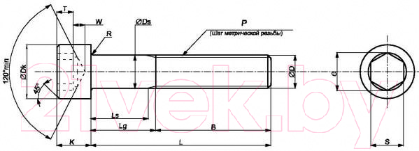 Винт ЕКТ VZ010901 (250шт)