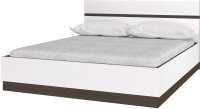 Каркас кровати Горизонт Мебель Вегас 1.6 (венге/белый глянец) - 