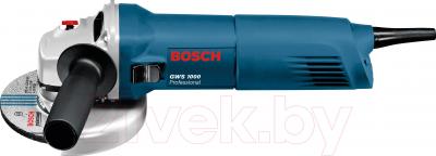 Профессиональная угловая шлифмашина Bosch GWS 1000 Professional (0.601.821.800) - вид сбоку
