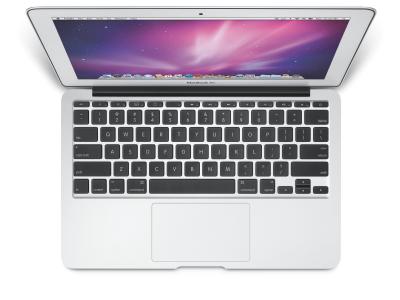 Ноутбук Apple MacBook Air 11'' (MC969LL/A) - открытый сверху