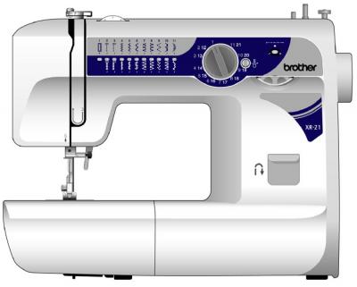 Швейная машина Brother XR-21 - вид сбоку