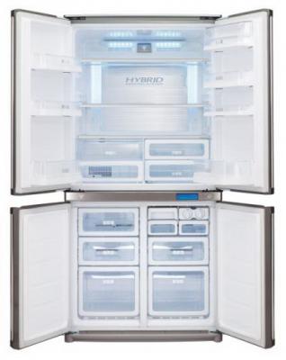 Холодильник с морозильником Sharp SJ-F800SPBK - внутренний вид
