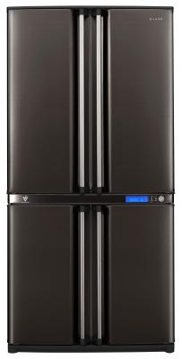Холодильник с морозильником Sharp SJ-F800SPBK - внешний вид