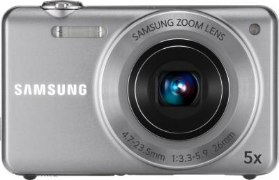 Компактный фотоаппарат Samsung ST93 (EC-ST93ZZBPSRU) Silver - вид спереди