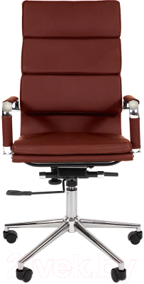 Кресло офисное Chairman 750 (экокожа, коричневый)