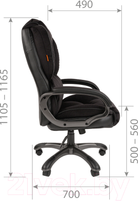 Кресло офисное Chairman 434 (черный)