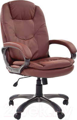 Кресло офисное Chairman 668 (экокожа, коричневый)