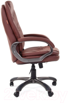 Кресло офисное Chairman 668 (экокожа, коричневый)