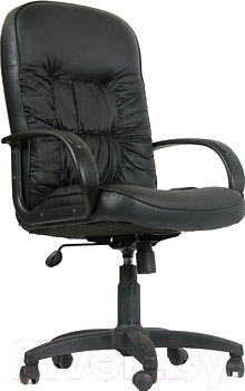 Кресло офисное Chairman 416 (экокожа, глянцевый черный)