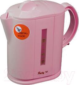 Электрочайник Polly M (розовый) - общий вид