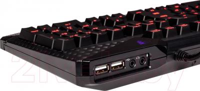 Клавиатура Tesoro Durandal Ultimate TS-G1NL (переключатели Cherry MX Blue) - USB-хаб