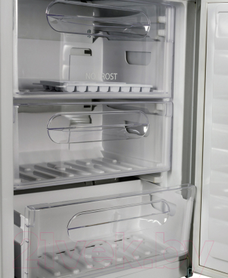 Холодильник с морозильником Candy CKBN 6200 DW (34001776)