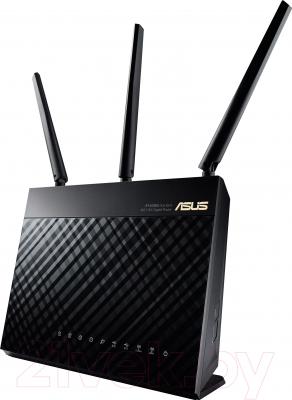 Беспроводной маршрутизатор Asus RT-AC68U - вид спереди