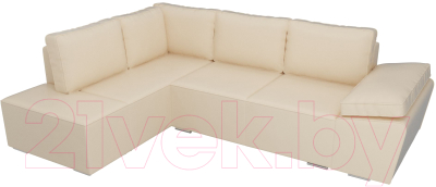 Комплект мягкой мебели Лига Диванов Хавьер левый / 101266 (экокожа бежевый)