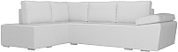 Комплект мягкой мебели Лига Диванов Хавьер левый / 101268 (экокожа белый) - 
