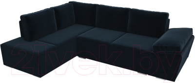 Комплект мягкой мебели Лига Диванов Хавьер левый / 101248 (велюр синий)