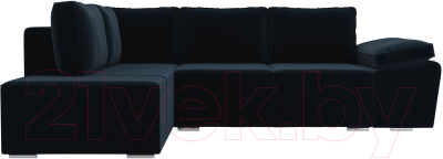 Комплект мягкой мебели Лига Диванов Хавьер левый / 101248 (велюр синий)