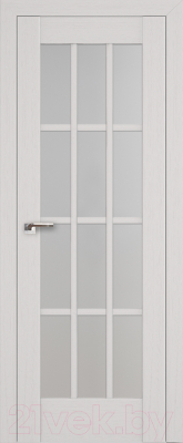 Дверь межкомнатная ProfilDoors 102X 70x200 (пекан белый/стекло матовое)