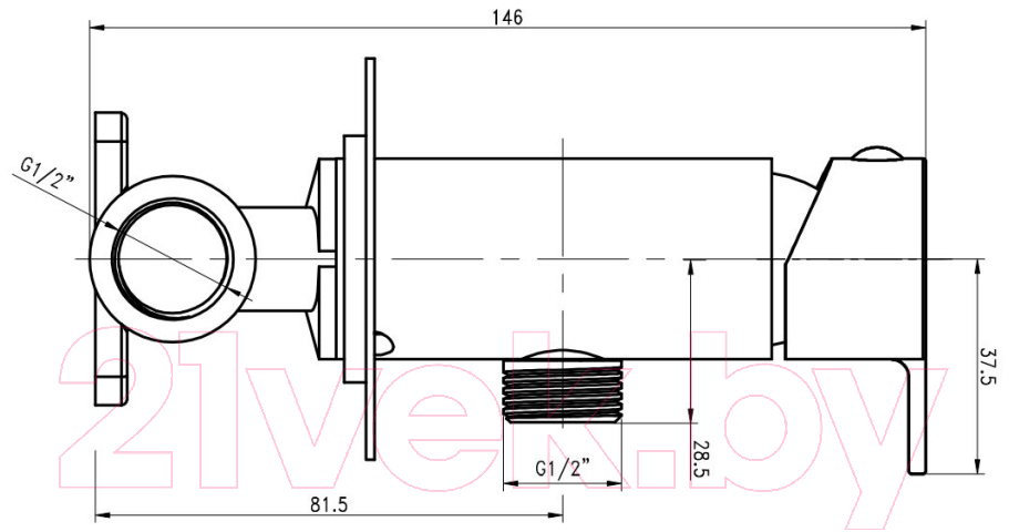 Гигиенический душ Gross Aqua Bidet GA042601C