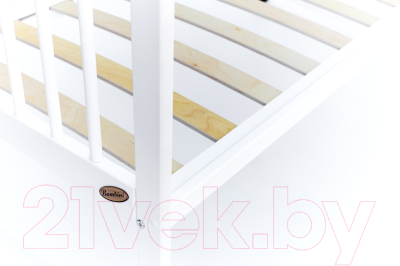Детская кроватка Bambini Comfort М / 01.10.18 (белый)