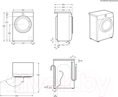 Стиральная машина Electrolux EW6S4R04W