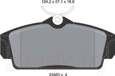 

Тормозные колодки Textar, 2346302