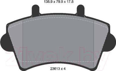 

Тормозные колодки Textar, 2361301