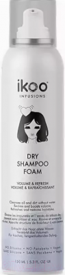 Сухой шампунь для волос Ikoo Infusions Dry Shampoo Foam Hydrate and Shine (150мл)