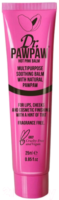 

Бальзам для губ Dr.PawPaw, Hot Pink Balm Multipurpose Soothing Balm