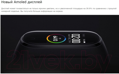 Фитнес-трекер Xiaomi Mi Band 4 CN MGW4049CN / XMSH07HM (синий)