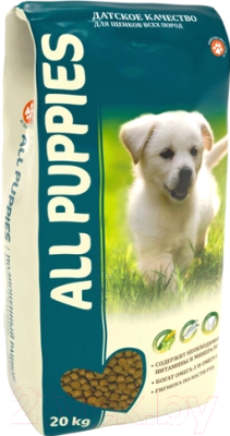 Сухой корм для собак All Puppies Полнорационный для щенков (20кг)