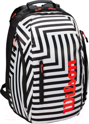 Рюкзак спортивный Wilson Super Tour Backpack Bold BK/Wh / WR8001601001
