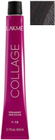 Крем-краска для волос Lakme Collage Creme Hair Color перманентная 1/05 (60мл, черный махагоновый ) - 