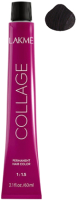 Крем-краска для волос Lakme Collage Creme Hair Color перманентная 3/52 (60мл, темный шатен махагоново-фиолетовый ) - 