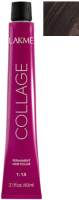 Крем-краска для волос Lakme Collage Creme Hair Color перманентная 4/50 (60мл, средний шатен махагоновый ) - 