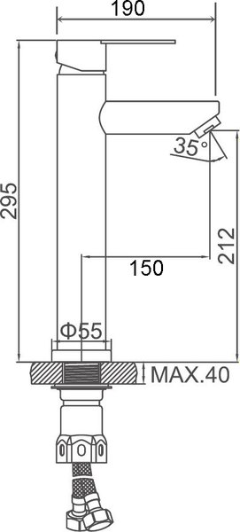 Смеситель Ledeme L71103