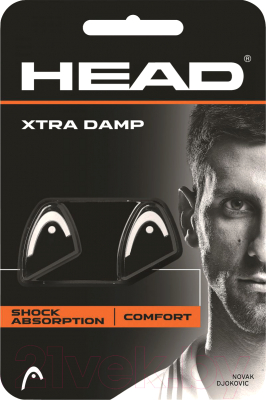 Виброгаситель для теннисной ракетки Head XtraDamp / 285511 (2шт, белый)