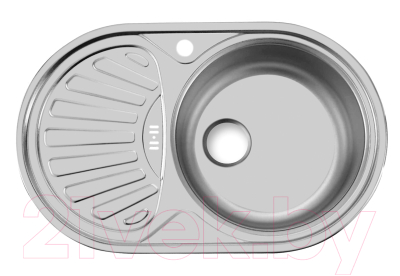 Мойка кухонная Ukinox Фаворит FAL770.480-GW6K 1R