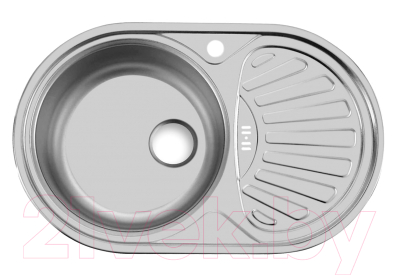 Мойка кухонная Ukinox Фаворит FAL770.480-GW6K 2L