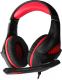 Наушники-гарнитура Crown CMGH-2000 (черный/красный) - 