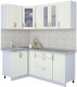Кухонный гарнитур Интерлиния Мила Крафт 1.2x1.9 (дуб снежный) - 