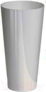 Кашпо Prosperplast Tubus Slim Shine 250 / DTUS250S-S449 (белый)