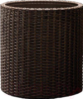 Кашпо Keter Cylinder Planter L / 223947 (коричневый)
