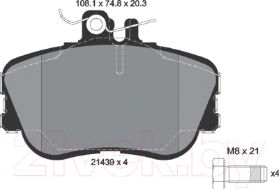 Изображение товара Тормозные колодки Textar 2143905