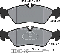 Тормозные колодки Textar 2390101 - 