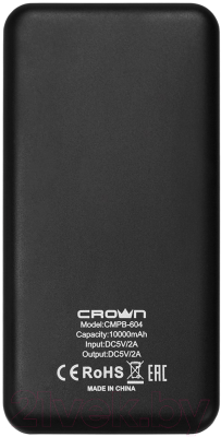 Портативное зарядное устройство Crown CMPB-604 (черный)