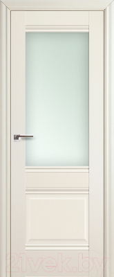 Дверь межкомнатная ProfilDoors 2X 60x200 (эшвайт/стекло матовое)