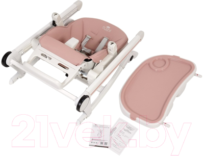 Стульчик для кормления Polini Kids Mirum 590 (розовый)