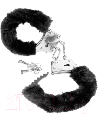 Наручники Pipedream Beginner's Furry Cuffs 15975 / PD3800-23 (черный)
